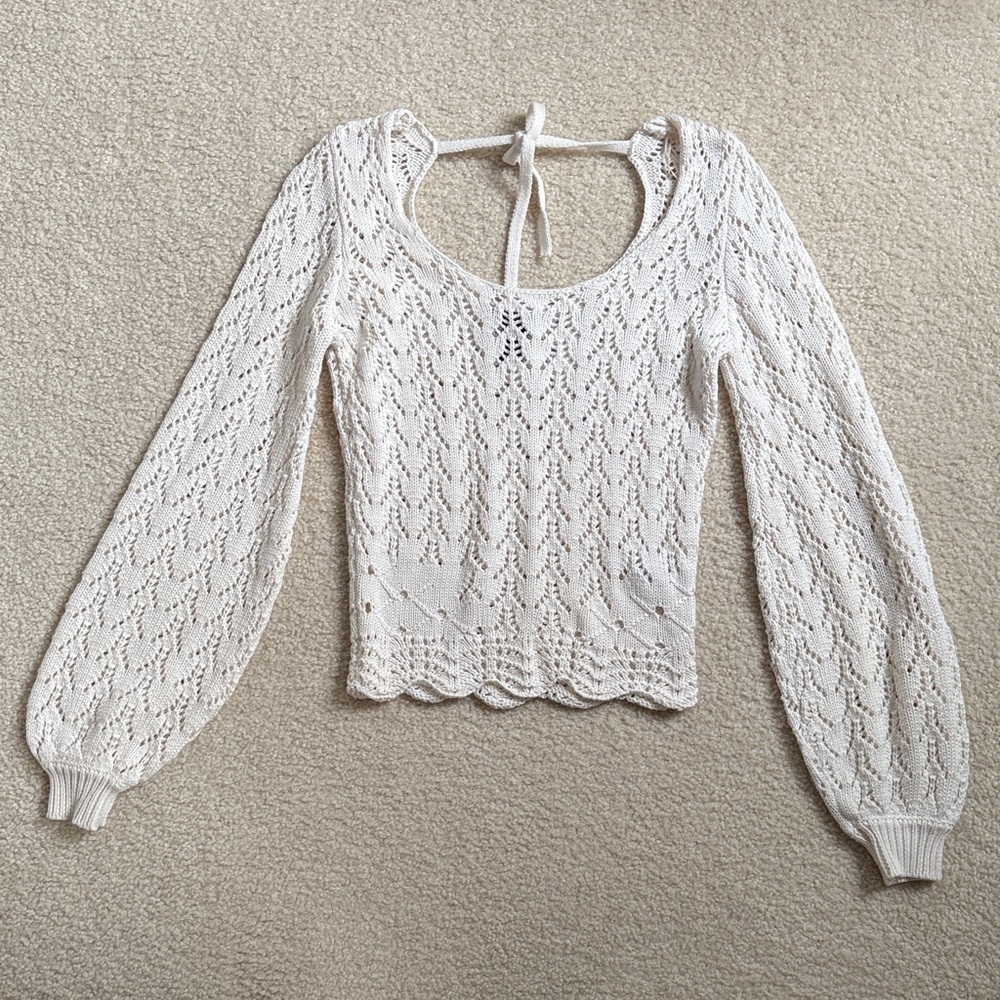 EUC forever 21 open knit top